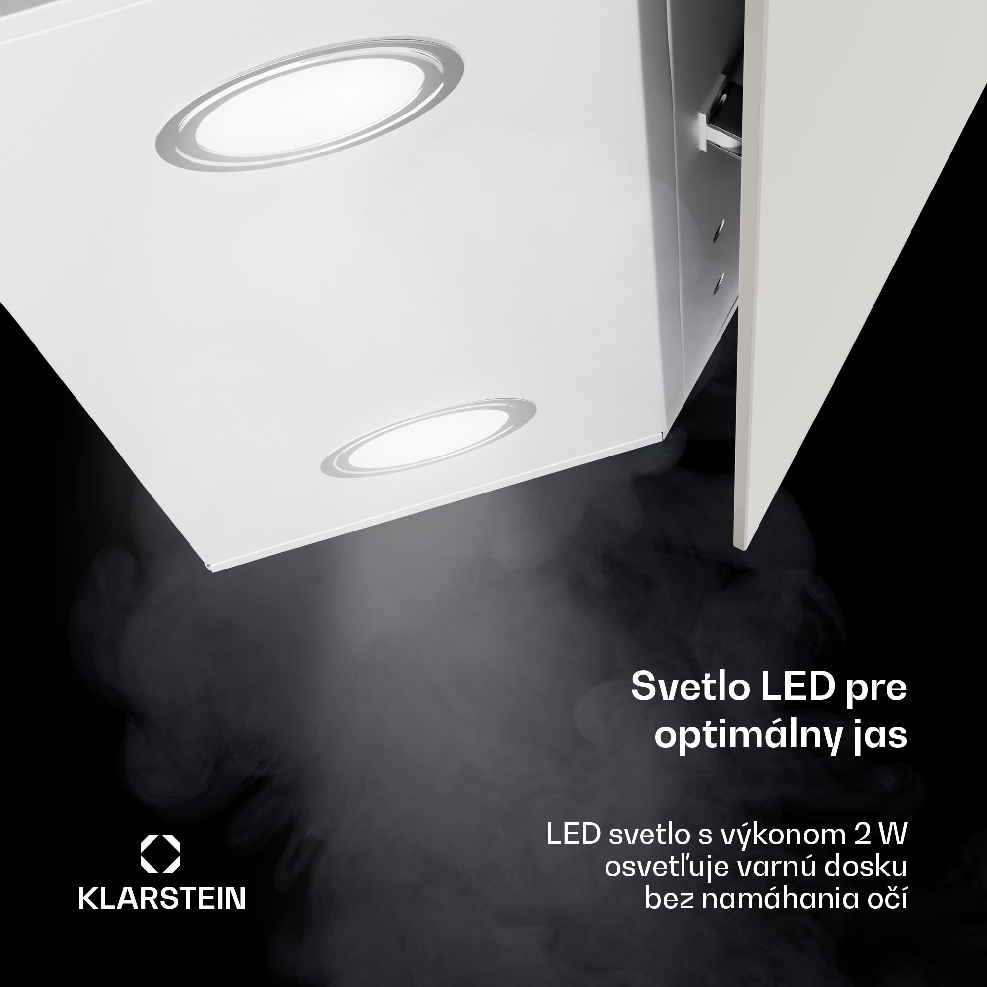 Klarstein Alina digestor, 60 cm, 680 m³/h, Tichý, EEK A++ – Obrázok 4