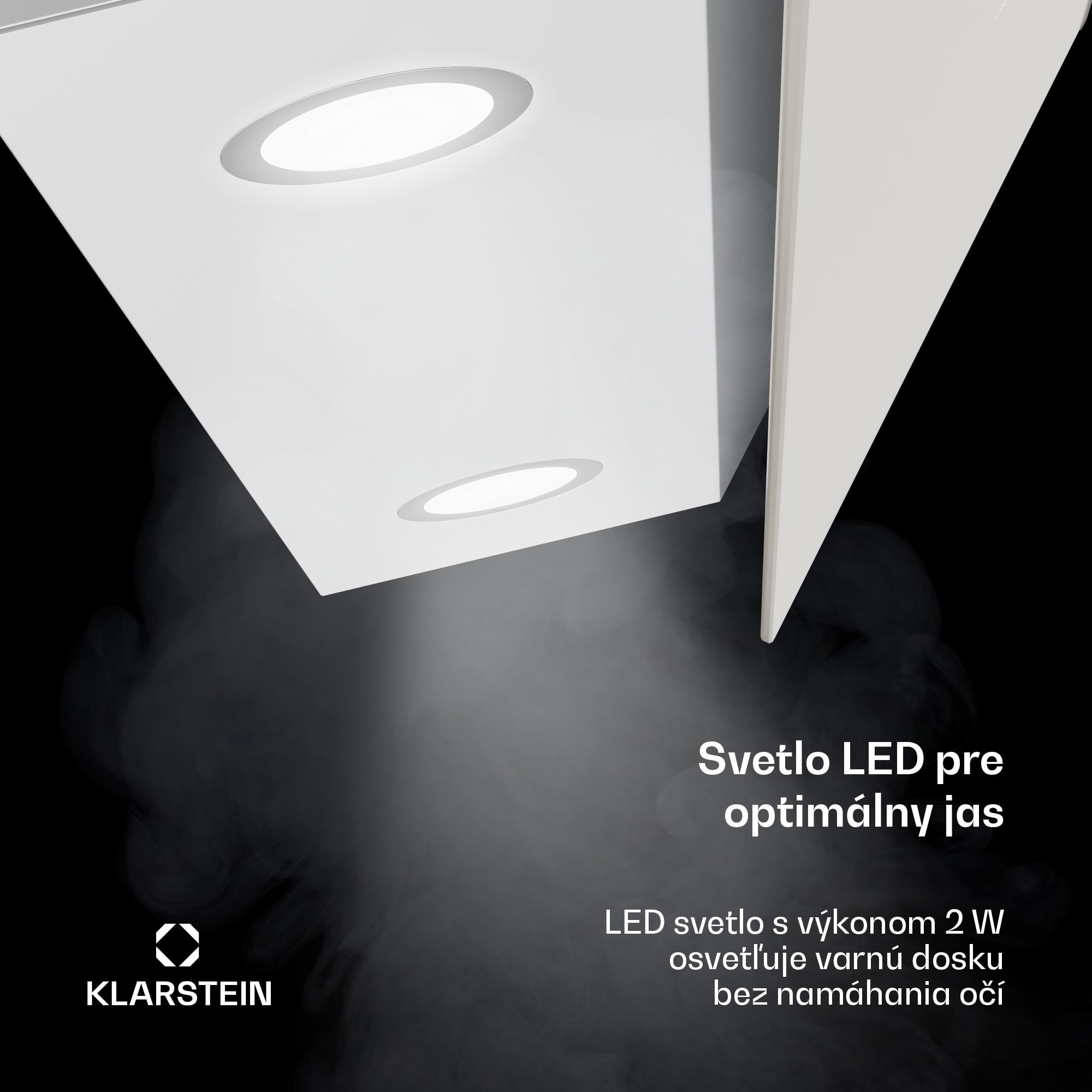 Klarstein Alina digestor, 90 cm, 690 m³/h, Tichý, EEK A++ – Obrázok 4