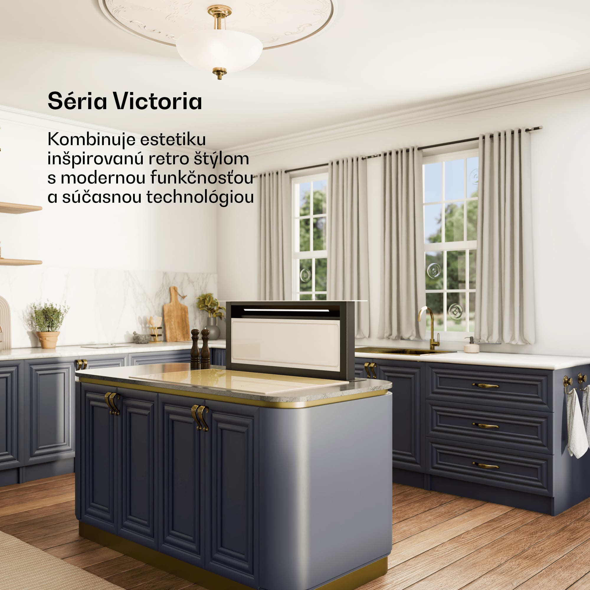 Klarstein Victoria Downdraft digestor | 90 cm | A++ | 3 úrovne | až do 713,8 m³/h | 120 W