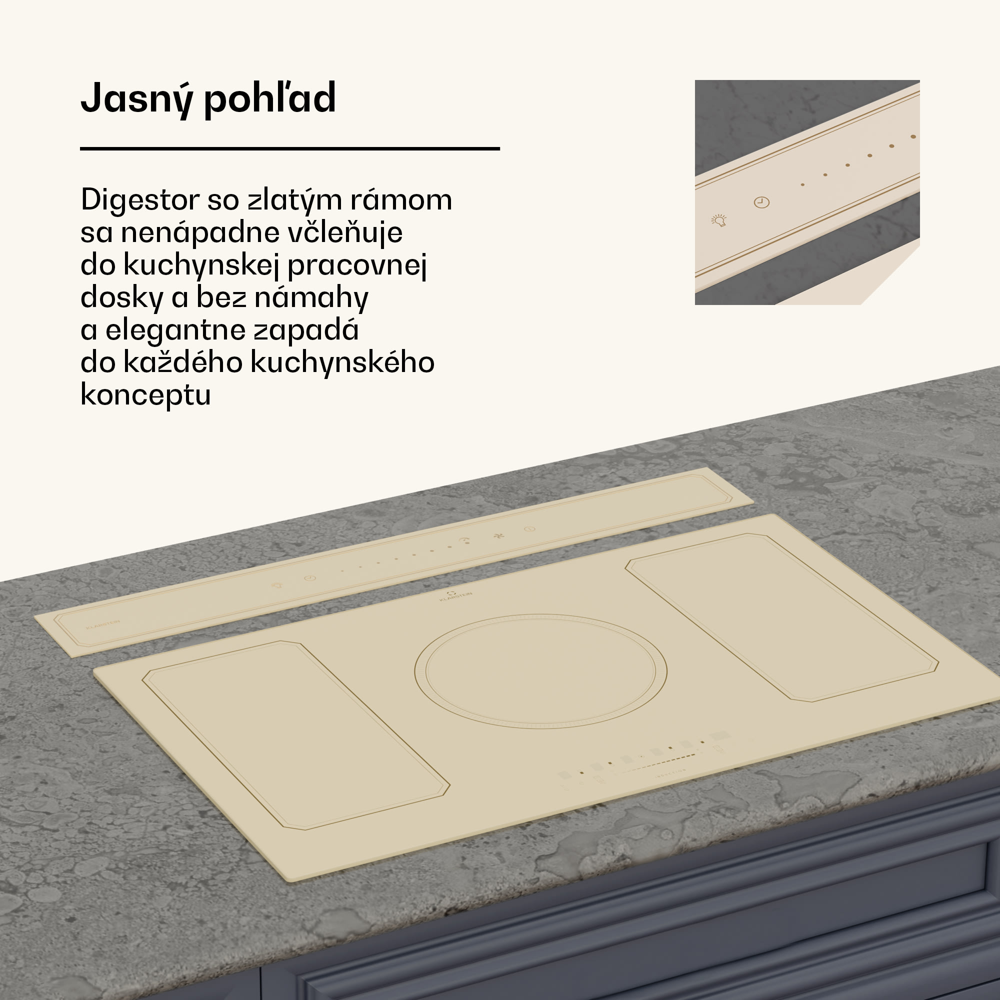 Klarstein Victoria Downdraft digestor | 90 cm | A++ | 3 úrovne | až do 713,8 m³/h | 120 W – Obrázok 4