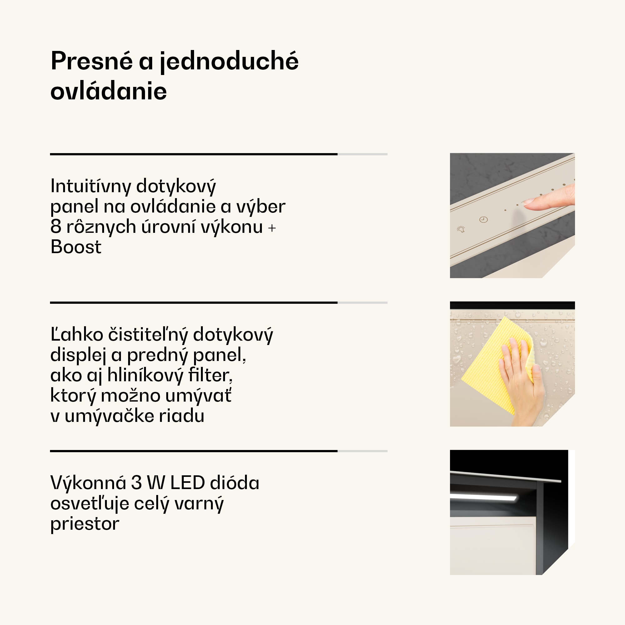 Klarstein Victoria Downdraft digestor | 90 cm | A++ | 3 úrovne | až do 713,8 m³/h | 120 W – Obrázok 5