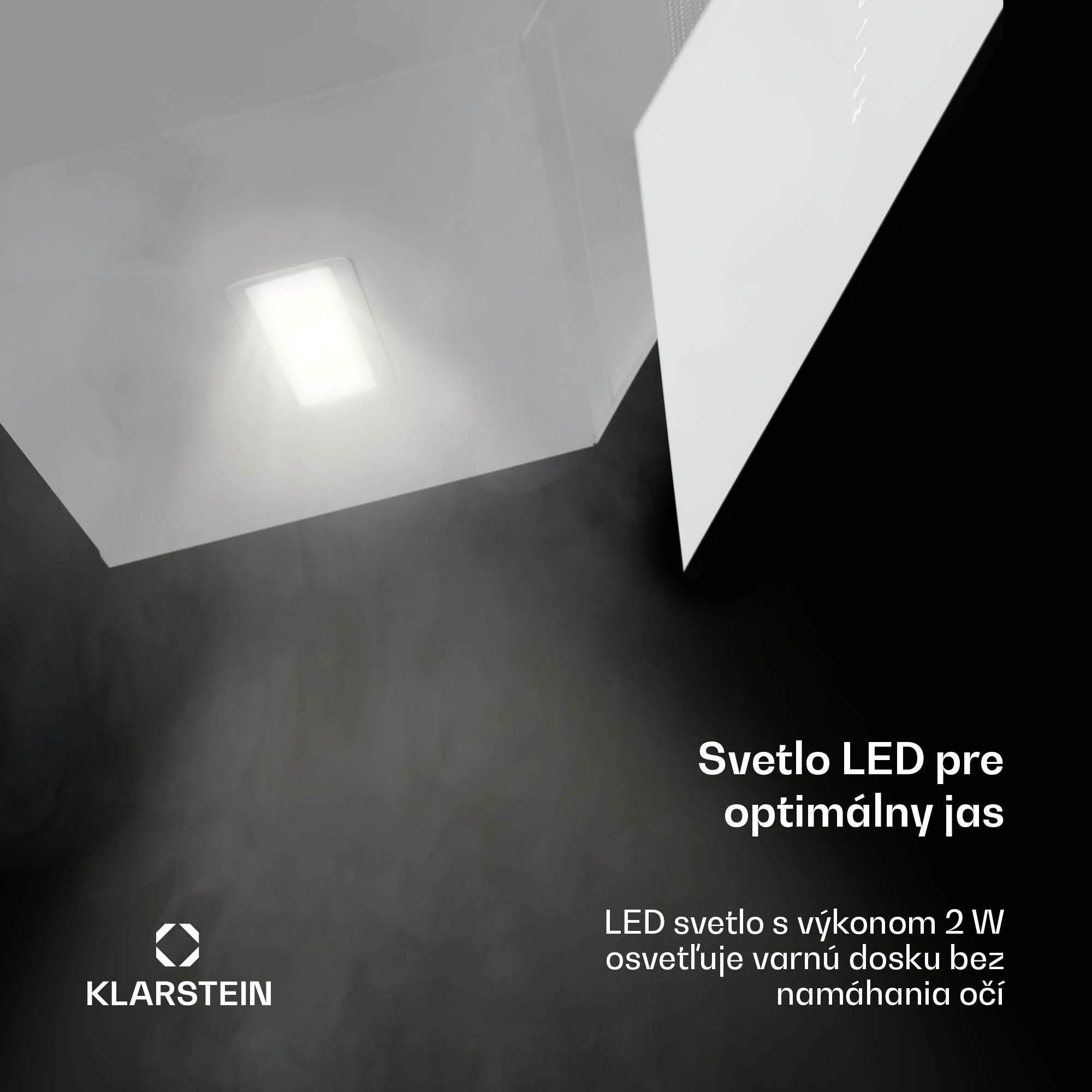 Klarstein Alina digestor, 40 cm, 570 m³/h, Tichý, EEK A – Obrázok 4