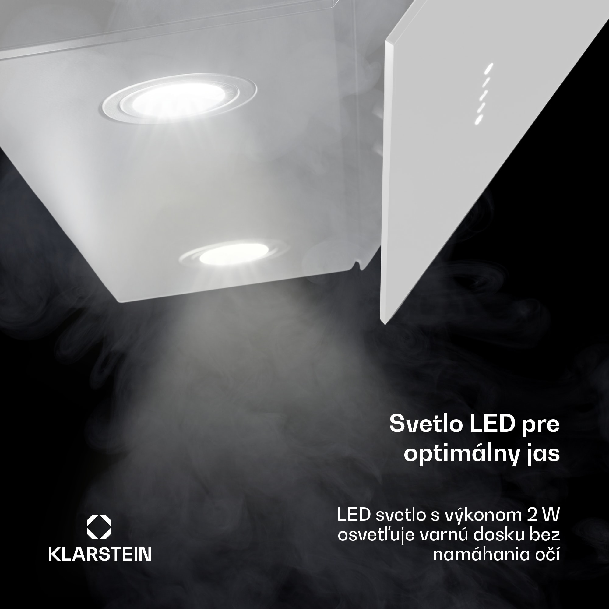 Klarstein Alina digestor, 70 cm, 600 m³/h, Tichý, EEK A – Obrázok 4