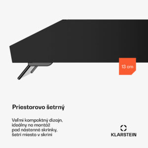 Klarstein Purista Force digestor, Kompaktný, 384,8 m³/h, EEK C, Technológia dvoch motorov