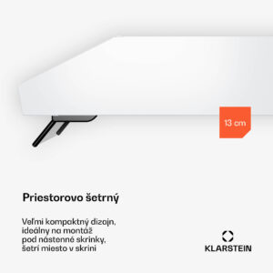 Klarstein Purista Force digestor, Kompaktný, 384,8 m³/h, EEK C, Technológia dvoch motorov