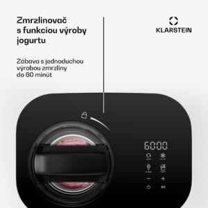 Klarstein FrostFusion zmrzlinovač - výrobník zmrzliny a jogurtu 2 v 1 s funkciou udržiavania chladu