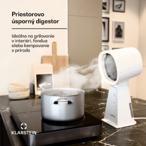 Klarstein WanderVent, Digestor 200 m³/h, Kompaktný dizajn