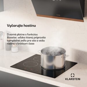Klarstein Delicatessa Paella indukčná varná doska, Paella zóna, Power Boost, Ovládanie posuvníkmi
