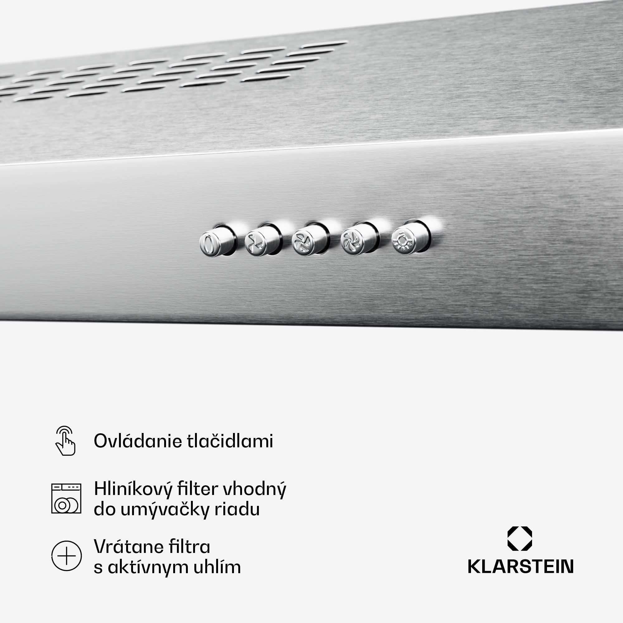 Klarstein SlimVent 60 Silver digestor – Obrázok 5