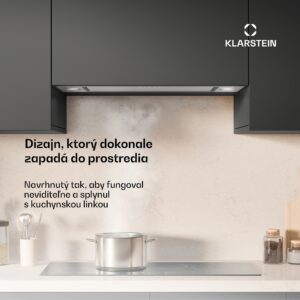 Klarstein TurboMax odsávač pár, 400 m³/h, Účinnosť A+, Dvojitá prevádzka, 3 úrovne, LED