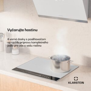 Klarstein DualTone Flex indukčná varná doska, Flex Zone, LED displej, Ovládanie posuvníkmi, 7200 W
