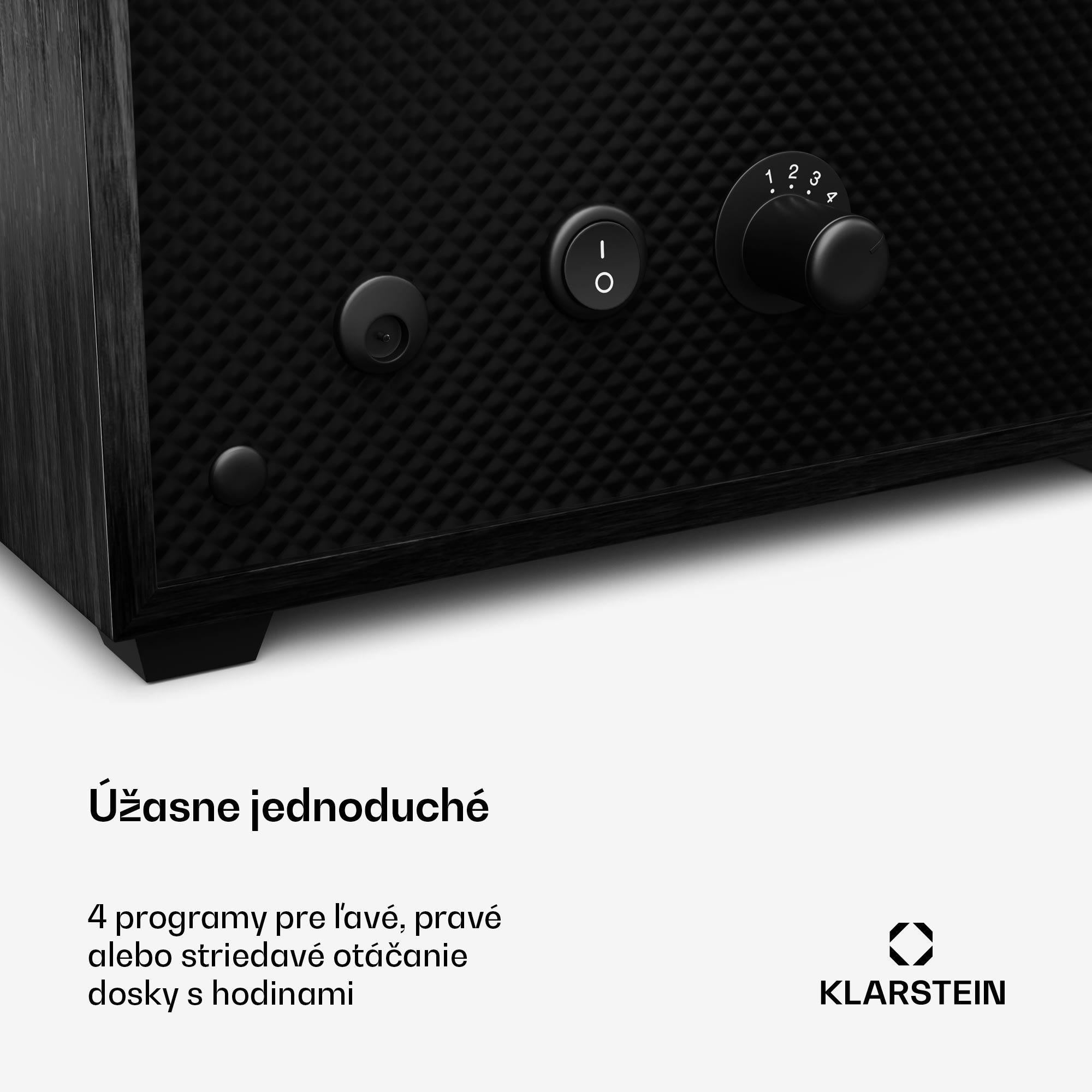 Klarstein Brienz 3 naťahovač hodiniek, 4 režimy, tichý, drevený vzhľad, flexibilný vankúš – Obrázok 4