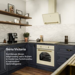 Klarstein Victoria šikmý digestor 60 cm prietok vzduchu 336 m³/h