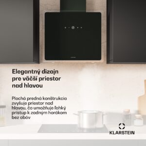 Klarstein AlizeEdge digestor, Dotykový, Plochý, Tichý, Zabudovaný, A+