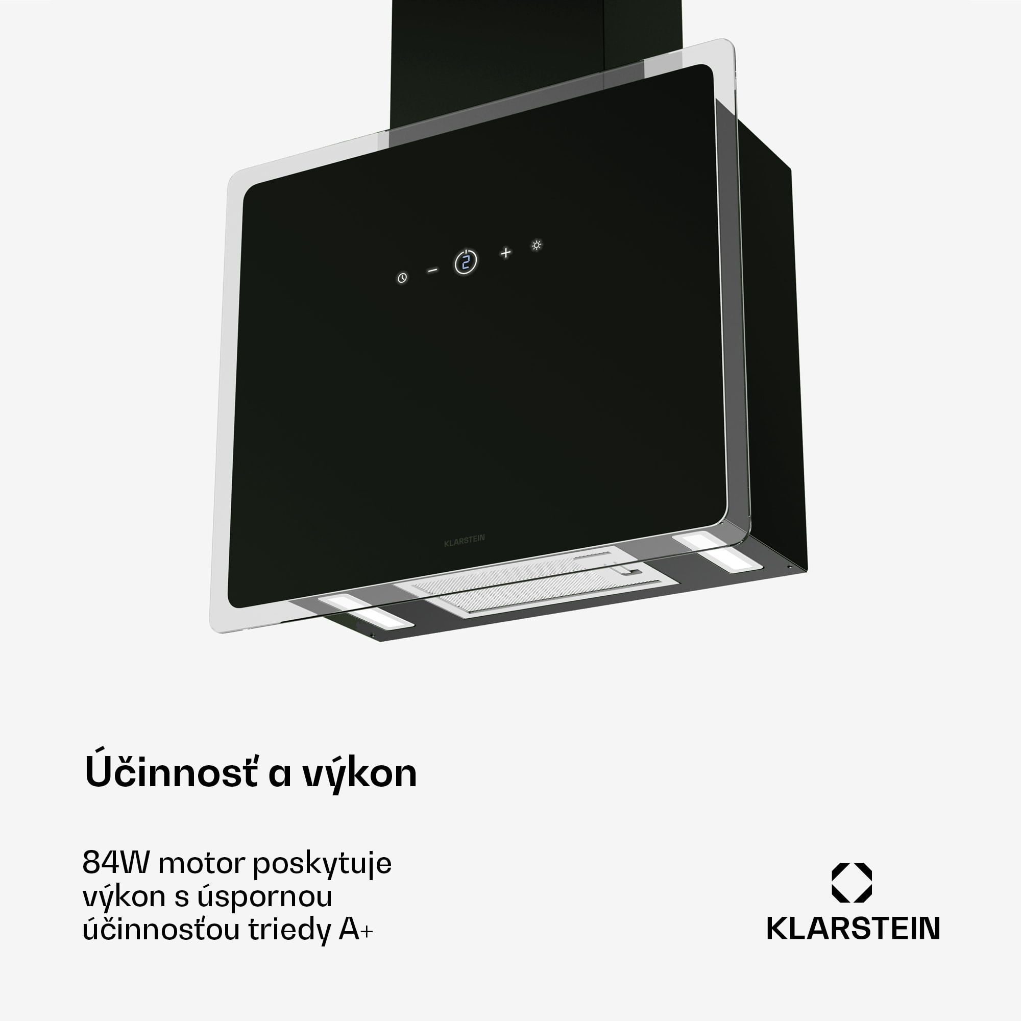 Klarstein AlizeEdge digestor, Dotykový, Plochý, Tichý, Zabudovaný, A+ – Obrázok 3