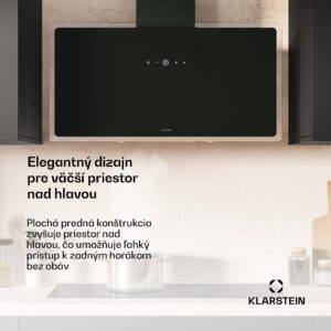 Klarstein AlizeEdge digestor, Dotykový, Plochý, Tichý, Zabudovaný, A+