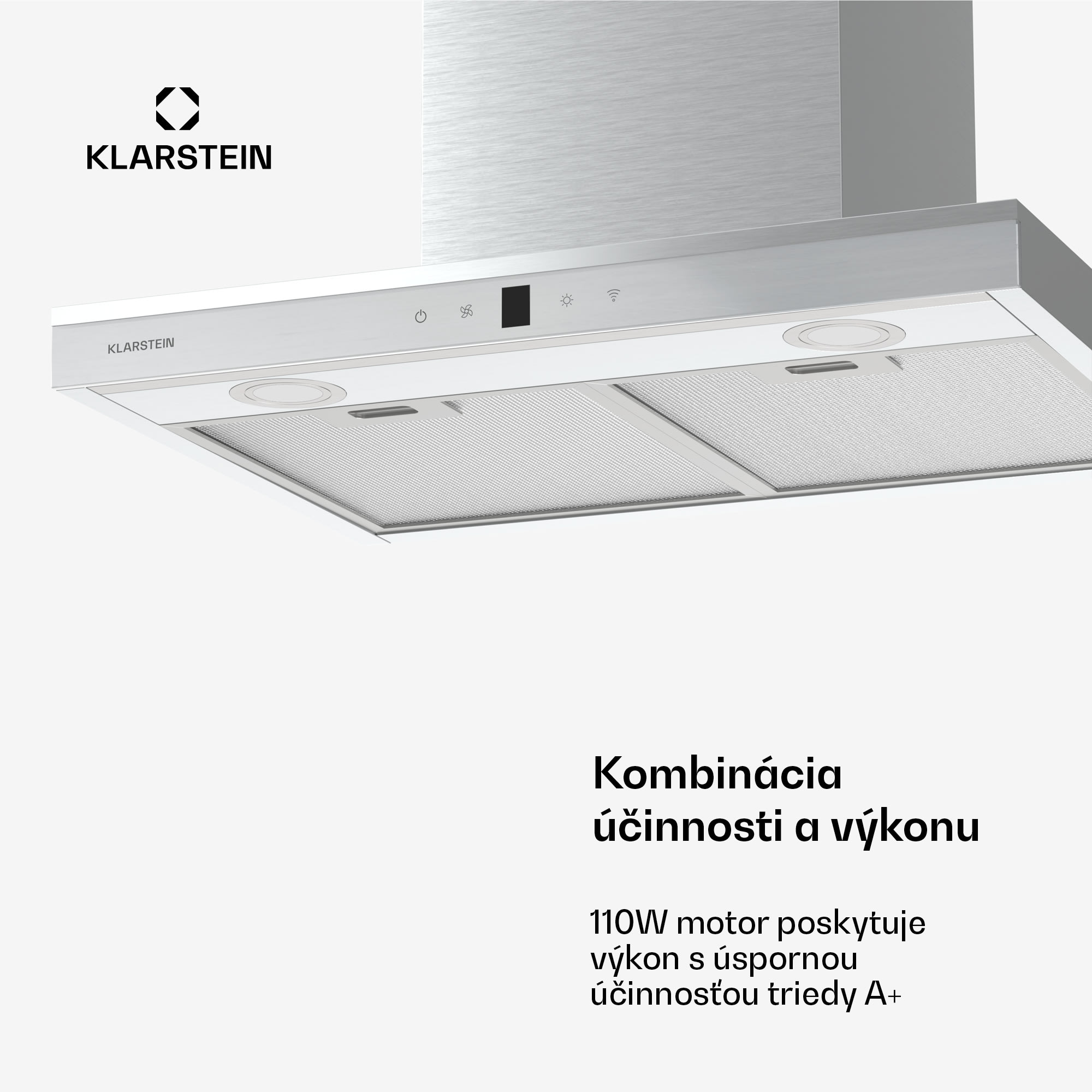 Klarstein Auriana digestor, Ambient Light, 700 m³/h, WiFi, Touch, LED – Obrázok 3