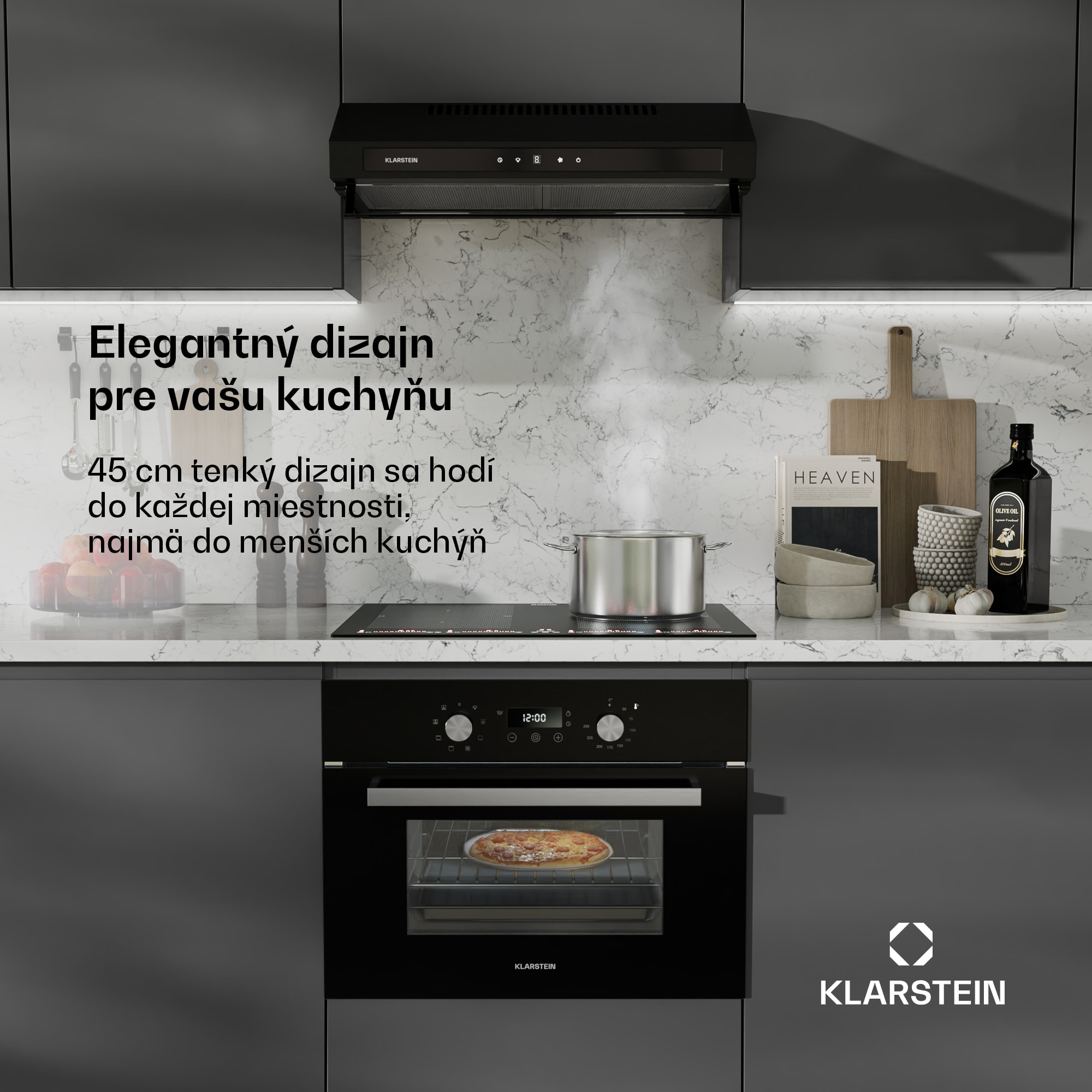 Klarstein SpaceSmart Kompaktná vstavaná rúra