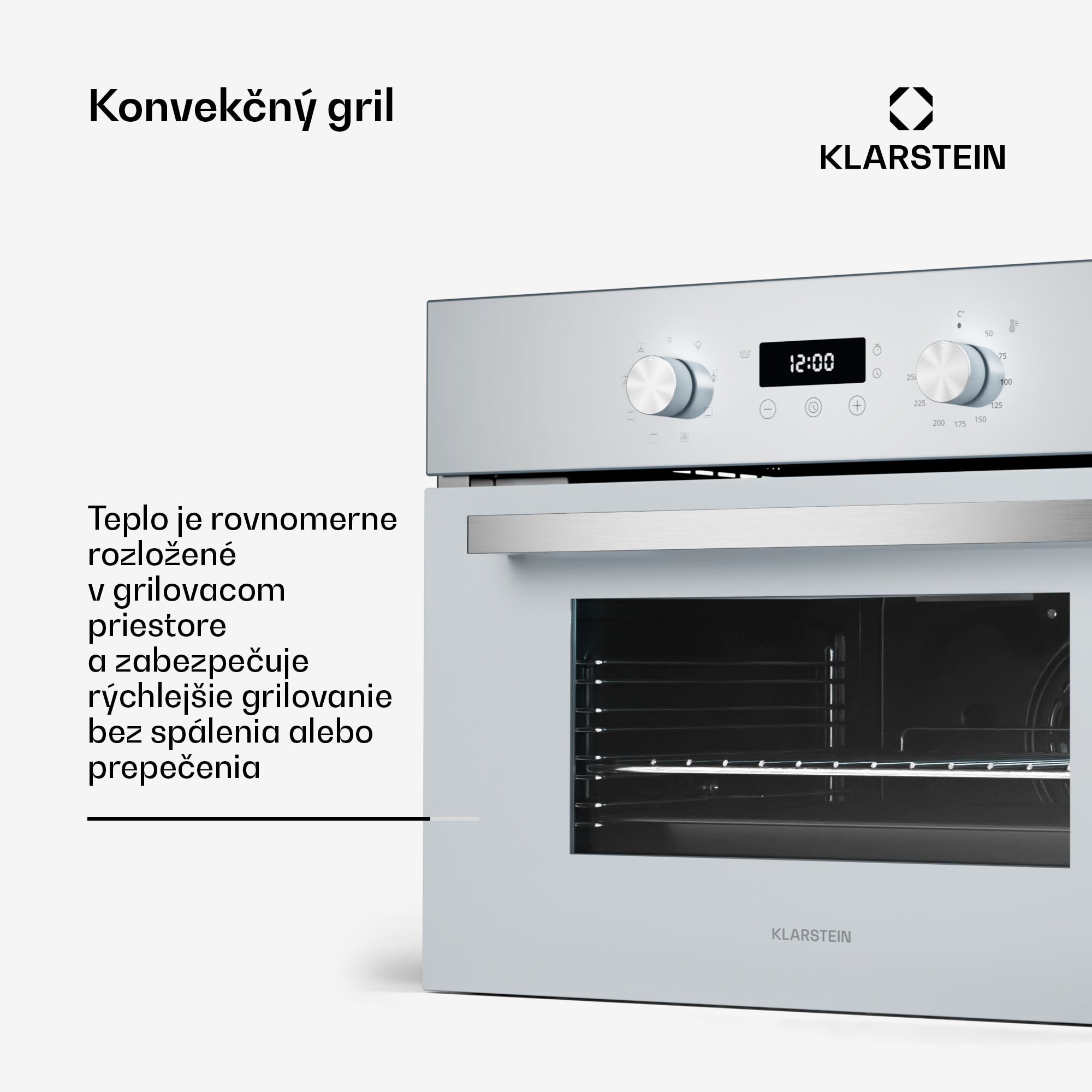 Klarstein SpaceSmart Kompaktná vstavaná rúra – Obrázok 4