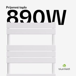 Blumfeldt Fairmont radiátor, 60 x 180 cm, nástenný, moderný dizajn, teplovodný