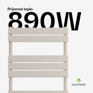 Blumfeldt Fairmont radiátor, 60 x 180 cm, nástenný, moderný dizajn, teplovodný