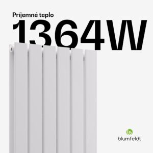 Blumfeldt Ontario radiátor 180x45 Výkon 1364 W