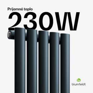 Blumfeldt Tallheo radiátor 60x30 230W