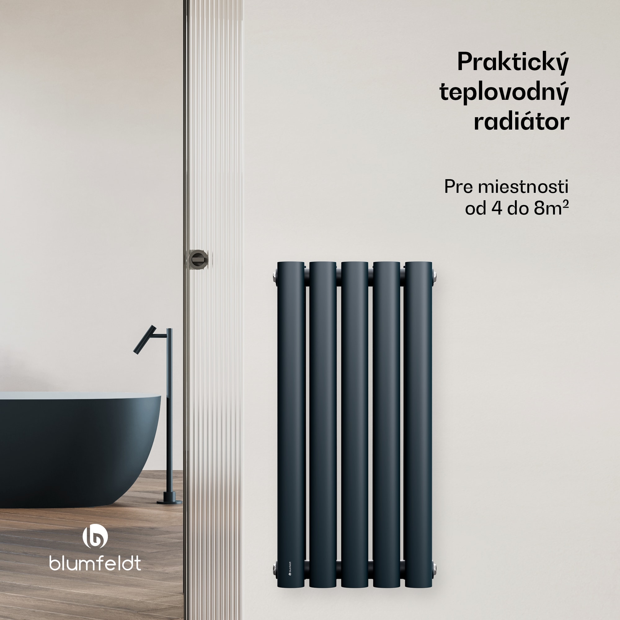 Blumfeldt Tallheo radiátor 60x30 360W – Obrázok 2