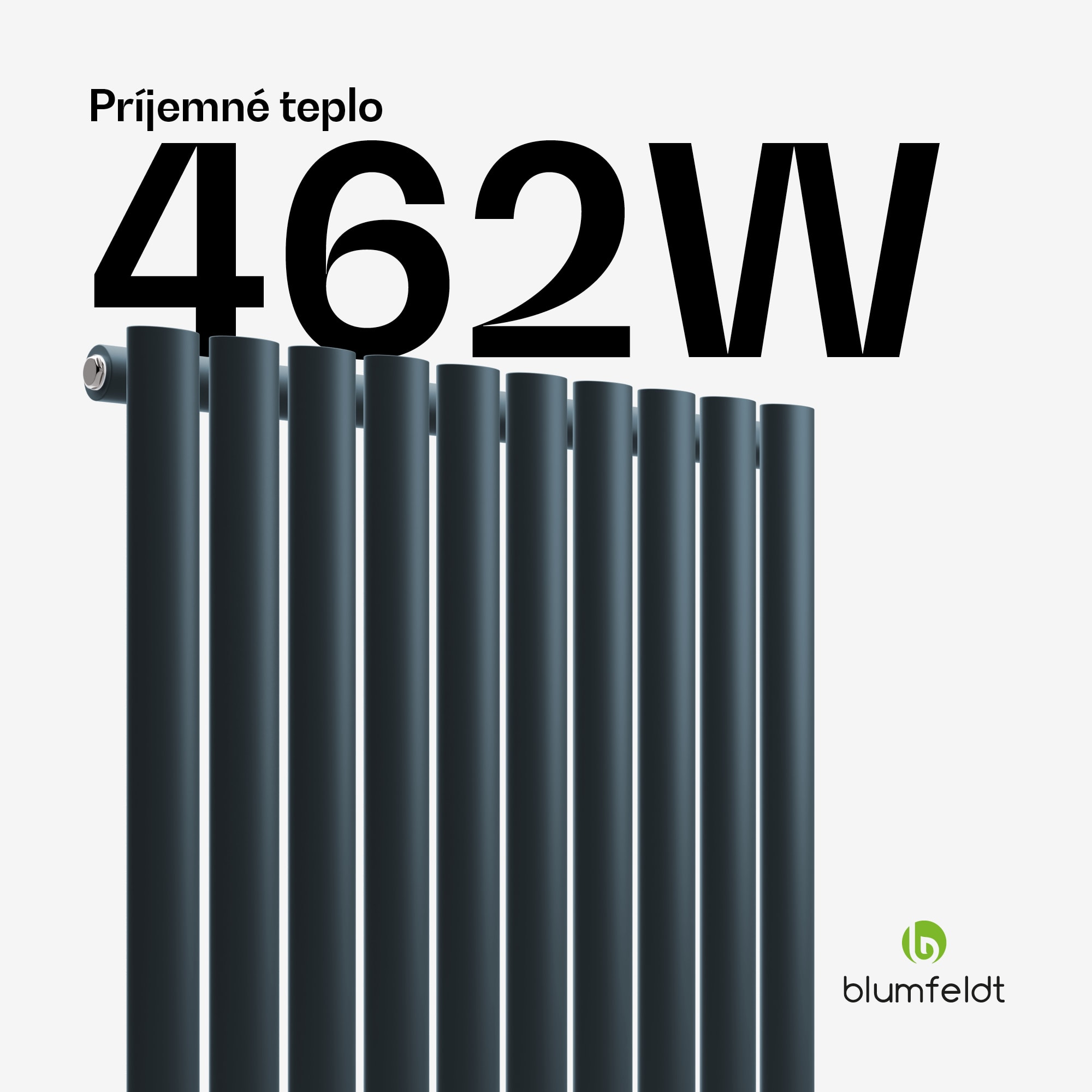 Blumfeldt Tallheo radiátor 60x60 462W