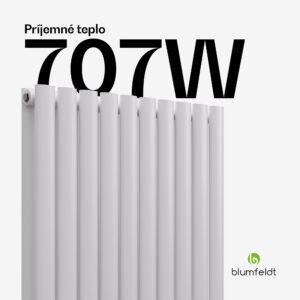 Blumfeldt Tallheo radiátor 60x60 707W