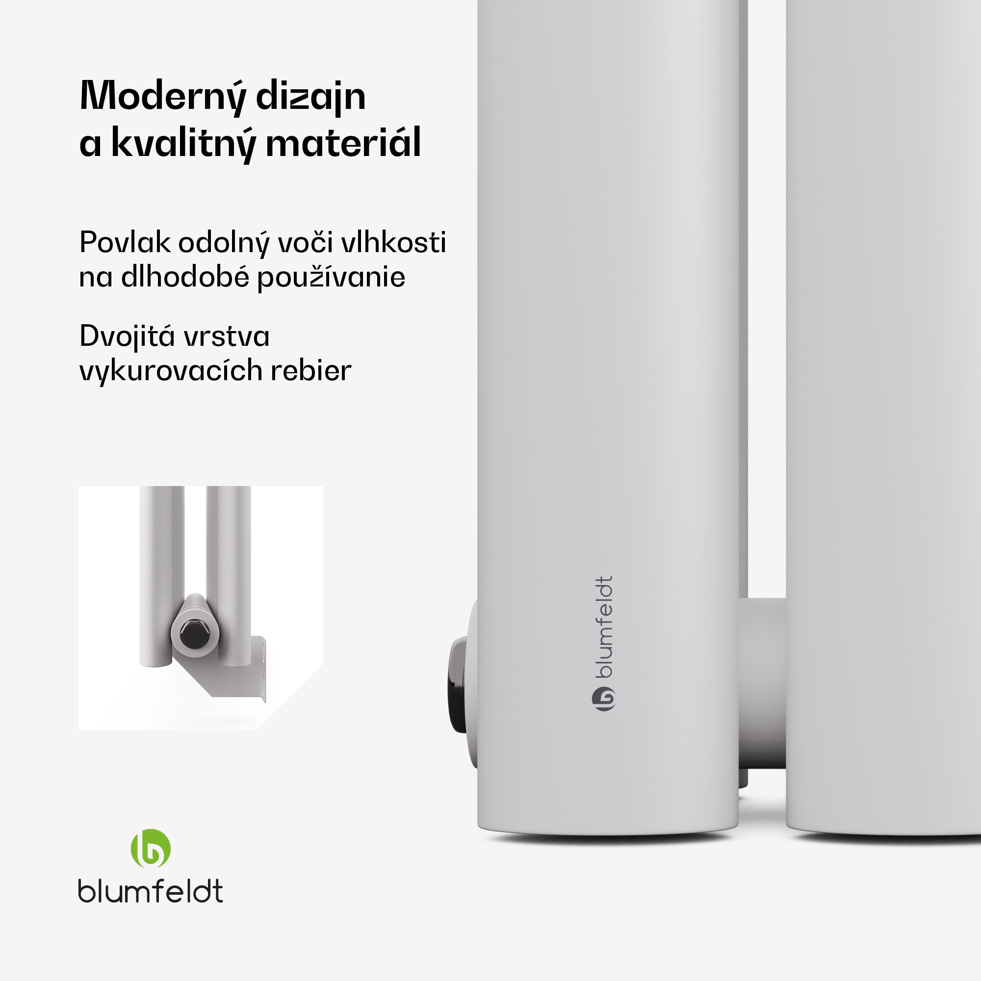 Blumfeldt Tallheo radiátor 60x60 707W – Obrázok 3