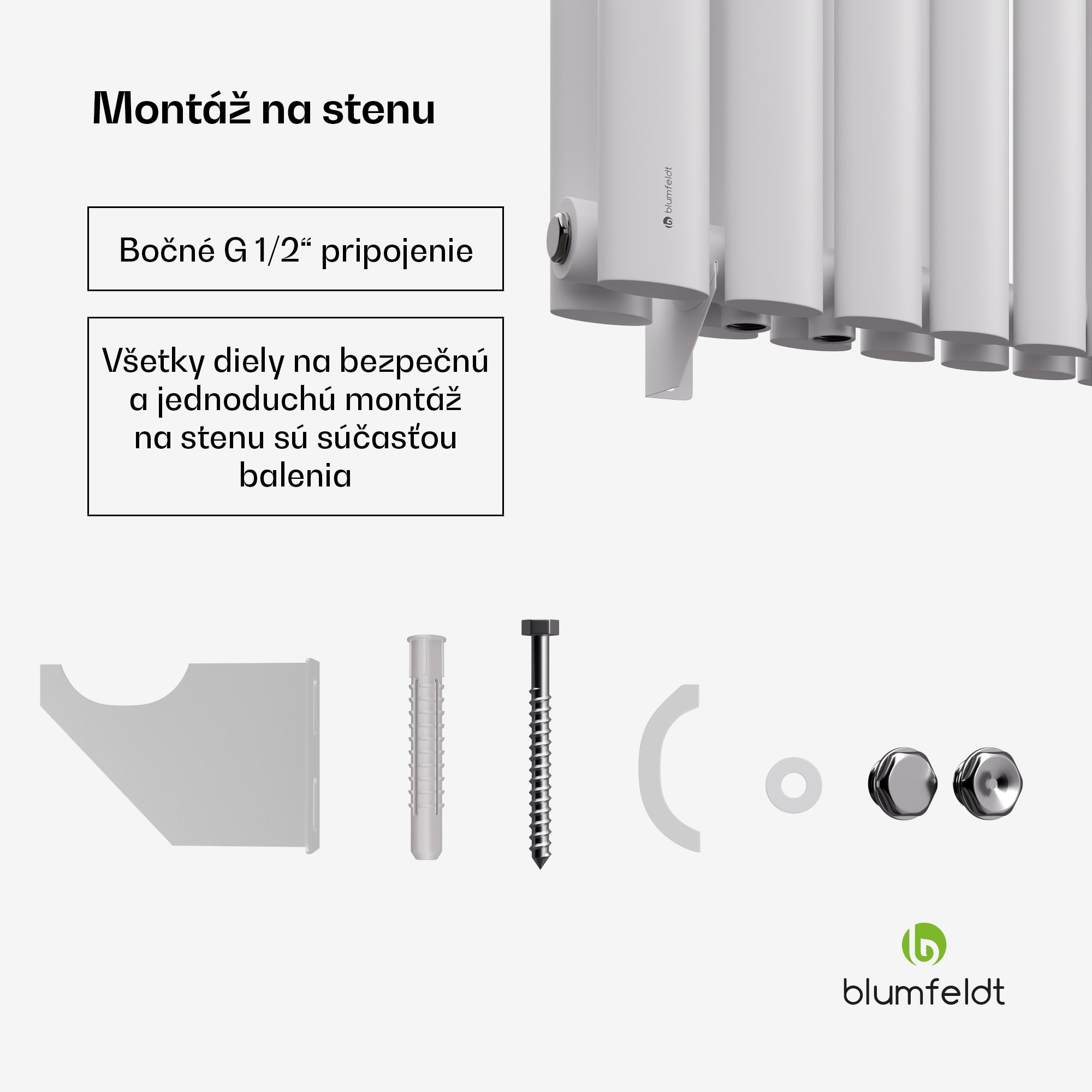 Blumfeldt Tallheo radiátor 60x60 707W – Obrázok 4