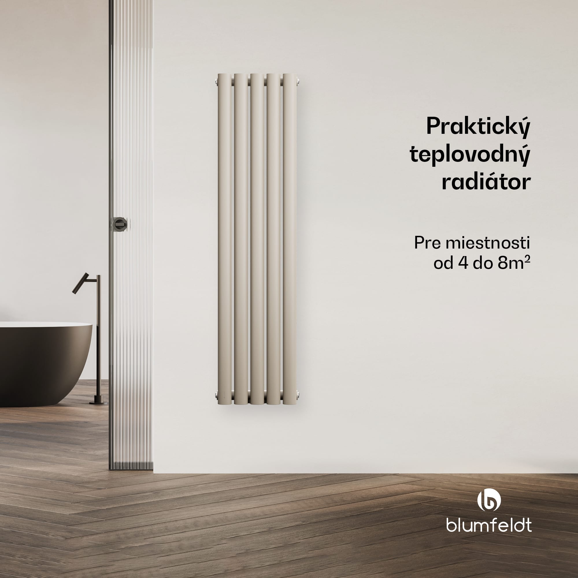 Blumfeldt Tallheo radiátor 120x30 420W – Obrázok 2