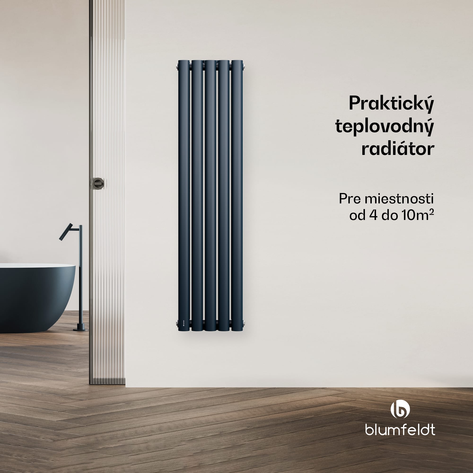 Blumfeldt Tallheo radiátor 120x30 620W – Obrázok 2