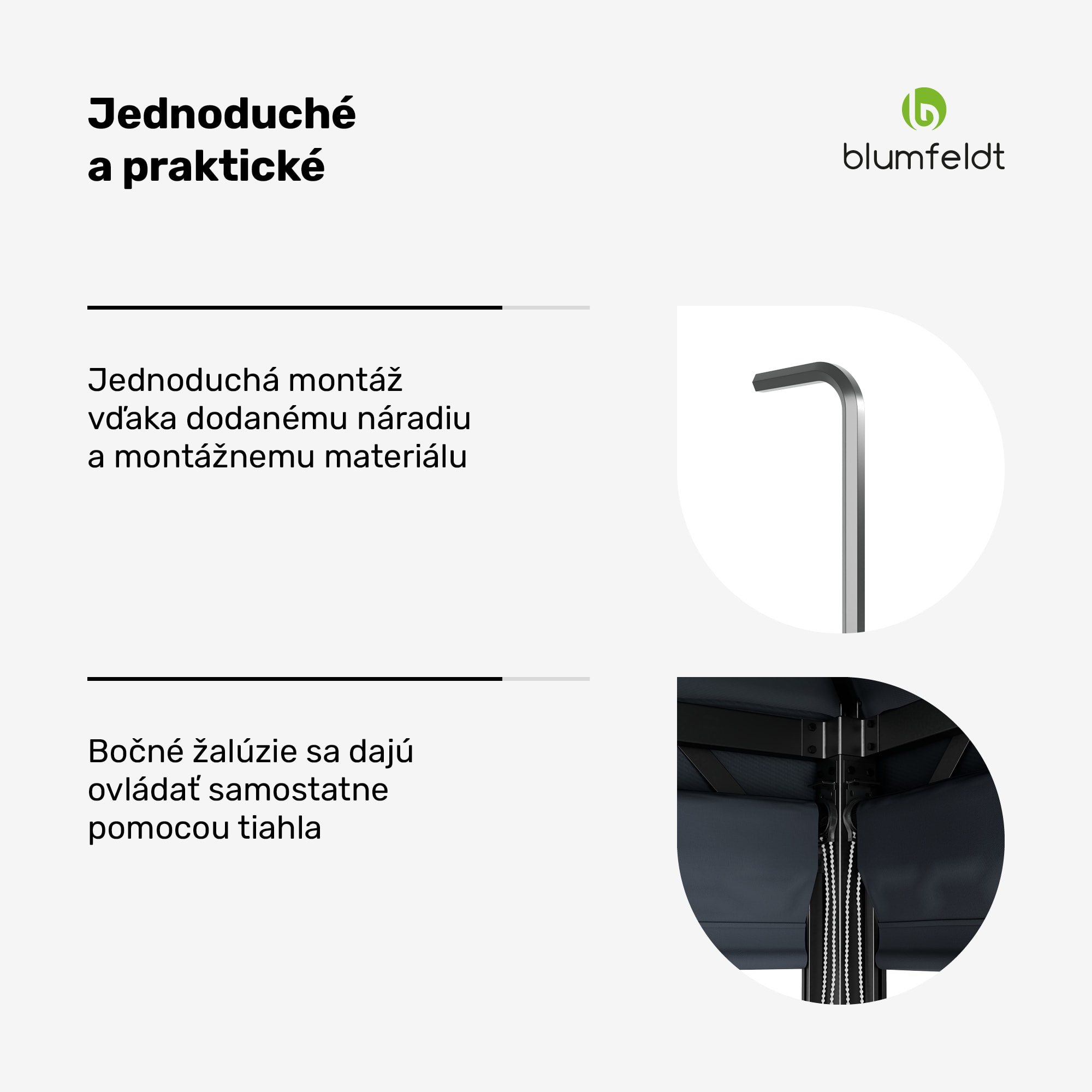 Blumfeldt Grandezza Cortina záhradný altánok 3x6 m, odolný voči poveternostným vplyvom, prášková farba, bočné rolety – Obrázok 4