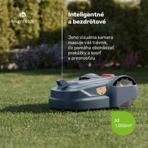 Blumfeldt GrassConnect robotická kosačka, Starostlivosť o trávnik do 1 000 m², Ovládanie pomocou aplikácie