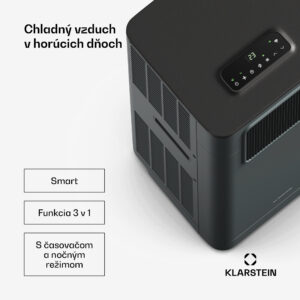 Klarstein Breeze Box 9K Smart PAC klimatizácia, Režim 3 v 1, Inteligentné ovládanie, do 32 m², 24h časovač, mobilná