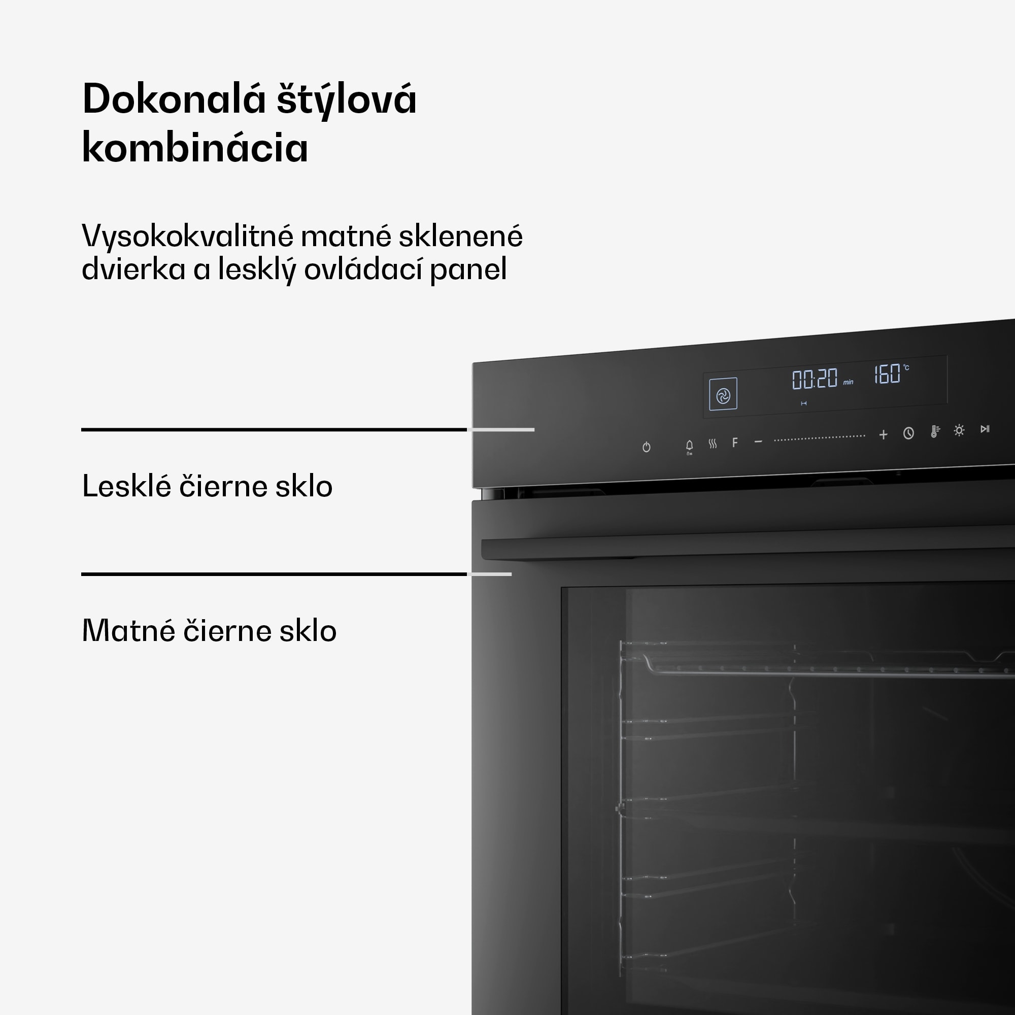 Klarstein Velaire Vstavaná rúra Čierna, 74L, A+, 3160 W, 60 cm – Obrázok 4