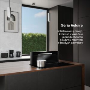 Klarstein Velaire Downdraft-System, Elegantný, minimalistický, výkonný, Energetická trieda A++, 906 m³/h, 90 cm