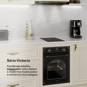 Klarstein Victoria sklokeramická varná doska, 2 zóny, elegantná, nadčasová, 3000 W, 30 cm