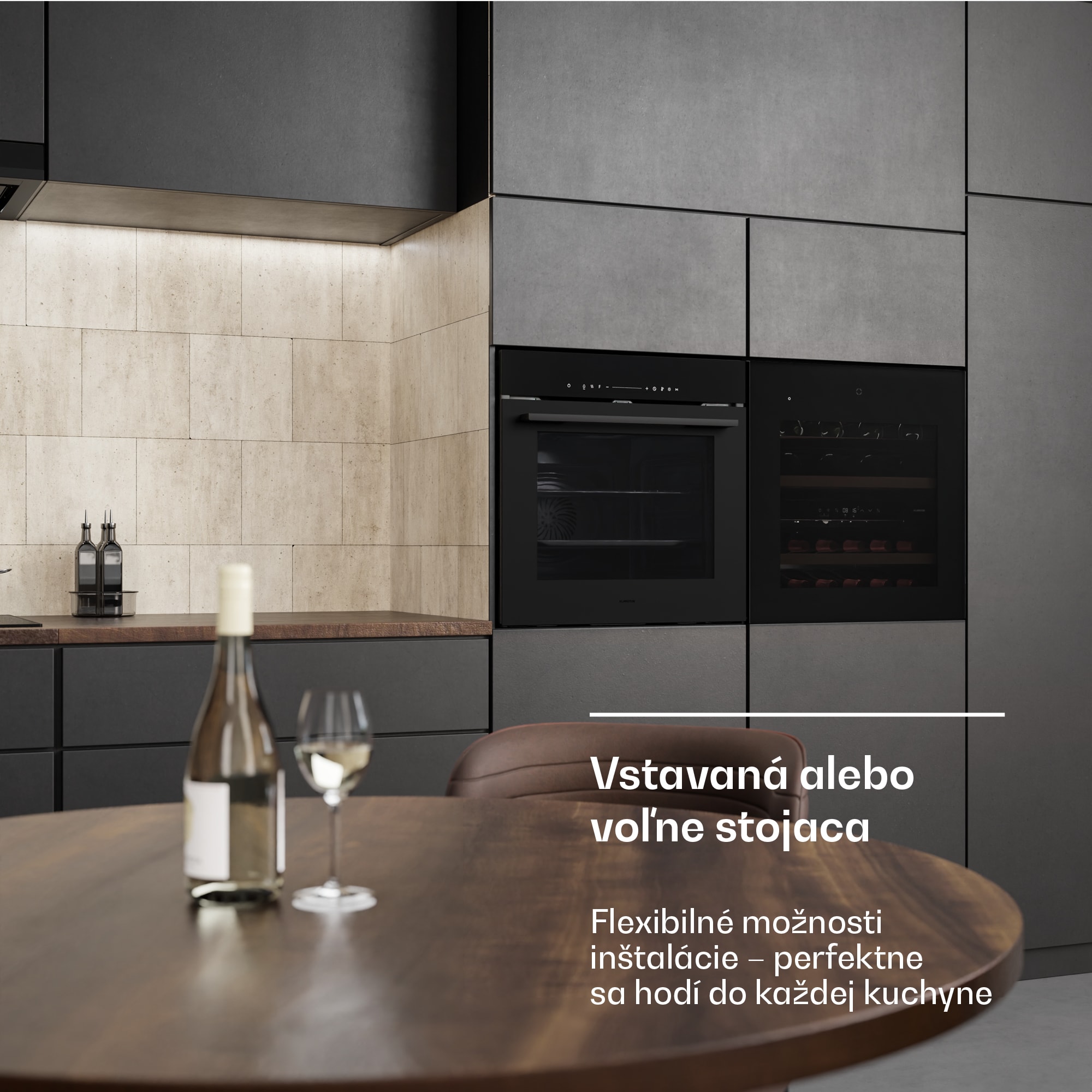 Klarstein Velaire vstavaná chladnička na víno, Moderná, elegantná, UV ochrana, Dvojzónová, 36 fliaš – Obrázok 5