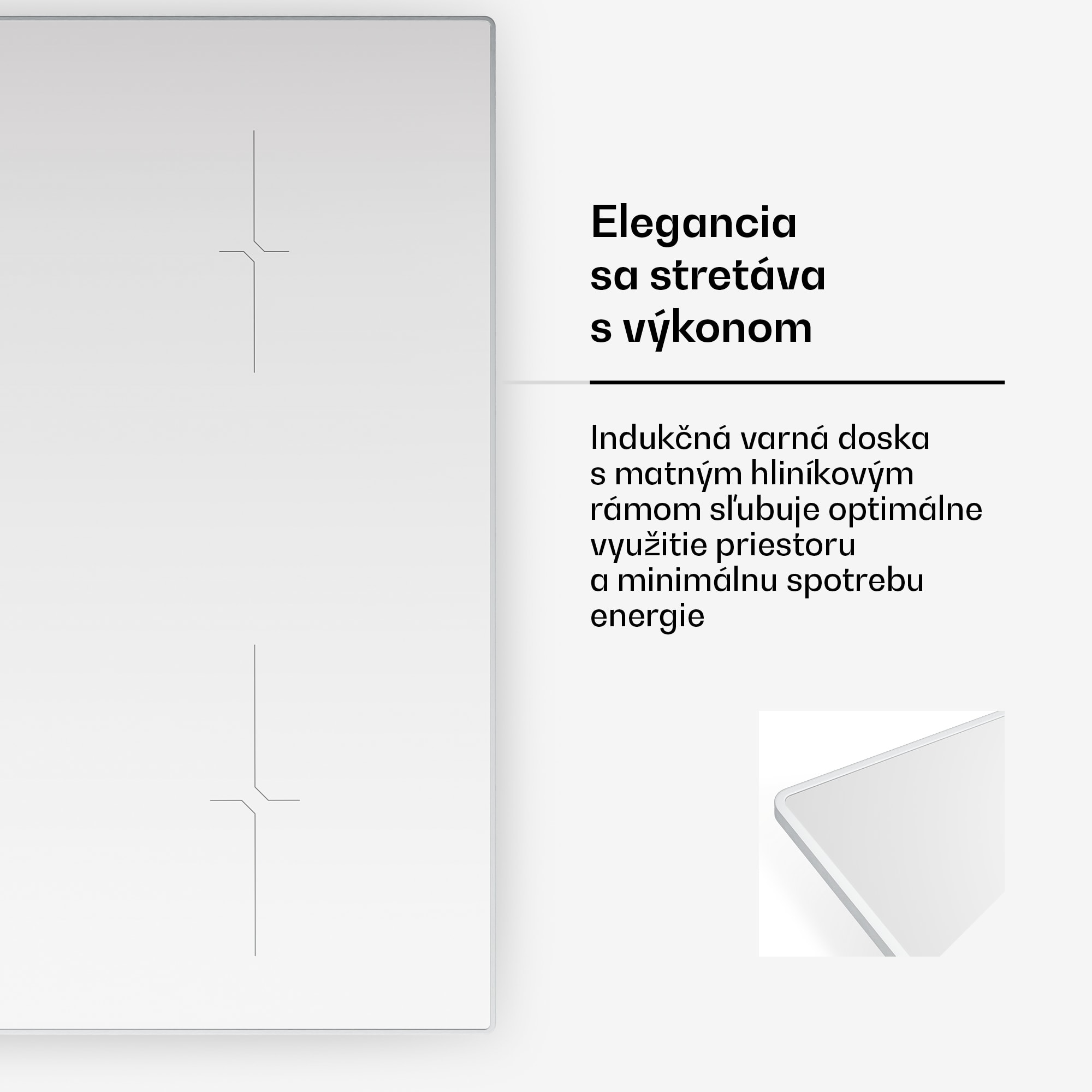 Klarstein Velaire indukčná varná doska, elegantná, minimalistická, výkonná, 4 varné zóny, 7000 W, 60 cm – Obrázok 3