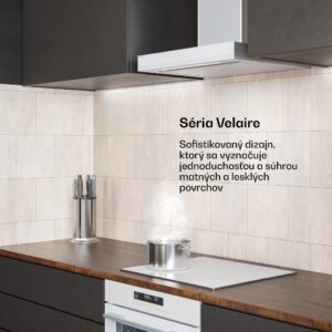 Klarstein Velaire digestor, Elegantný, minimalistický, výkonný, Energetická trieda A++, 600 m³/h, 60 cm