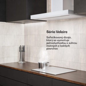 Klarstein Velaire digestor, Elegantný, minimalistický, výkonný, Energetická trieda A++, 595 m³/h, 90 cm