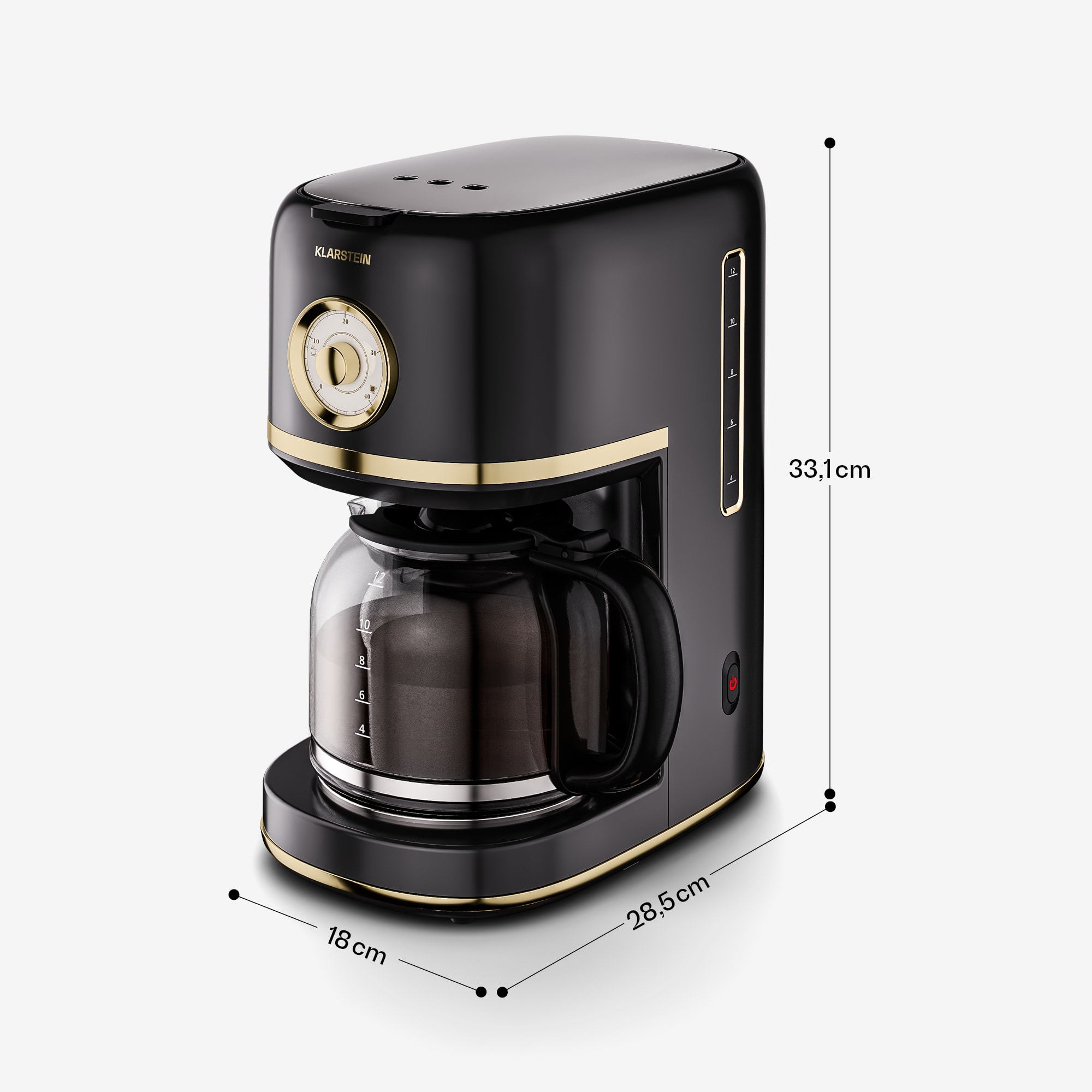 Klarstein Victoria kávovar na filtrovanú kávu | 1,5 litra | Funkcia udržiavania teploty | 12 šálok – Obrázok 4