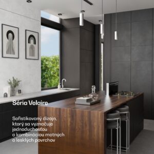 Klarstein Velaire semi-integrovaná umývačka riadu | Minimalistická, kompaktná | Trieda energetickej účinnosti B | 45 cm