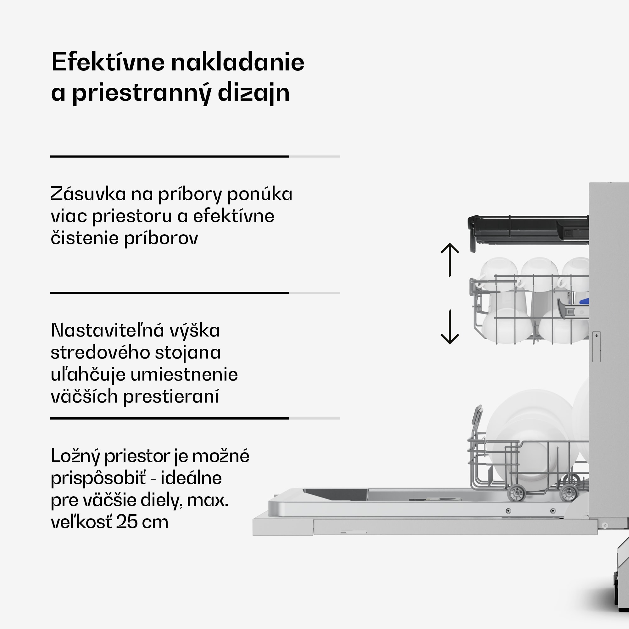 Klarstein Velaire plne-integrovaná umývačka riadu (45 cm) | Praktický minimalizmus a vysoký výkon – Obrázok 4