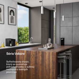 Klarstein Velaire dávkovač vody a ľadu | 3600 l | PAC filter | 160 W | Dotykový ovládací panel