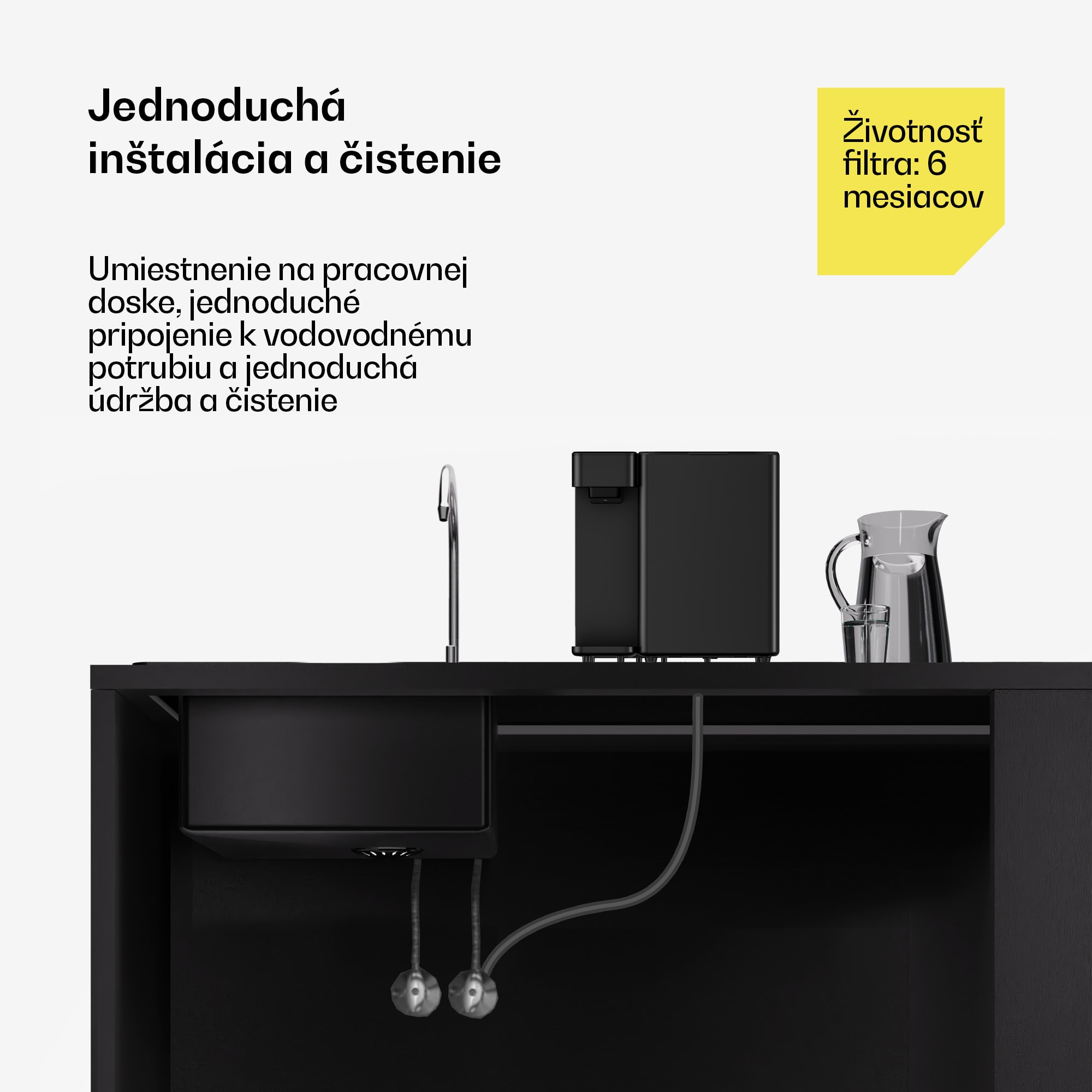 Klarstein Velaire dávkovač vody a ľadu | 3600 l | PAC filter | 160 W | Dotykový ovládací panel – Obrázok 5