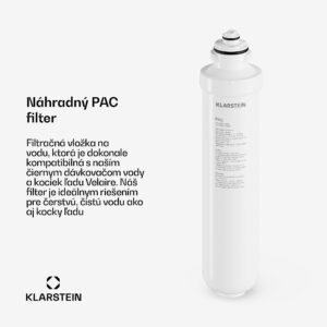 Klarstein Velaire PAC filter | 3600 litrov | Interval výmeny: každých 6 mesiacov | Plastový kryt